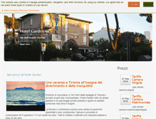 Tablet Screenshot of pensionegarden.it
